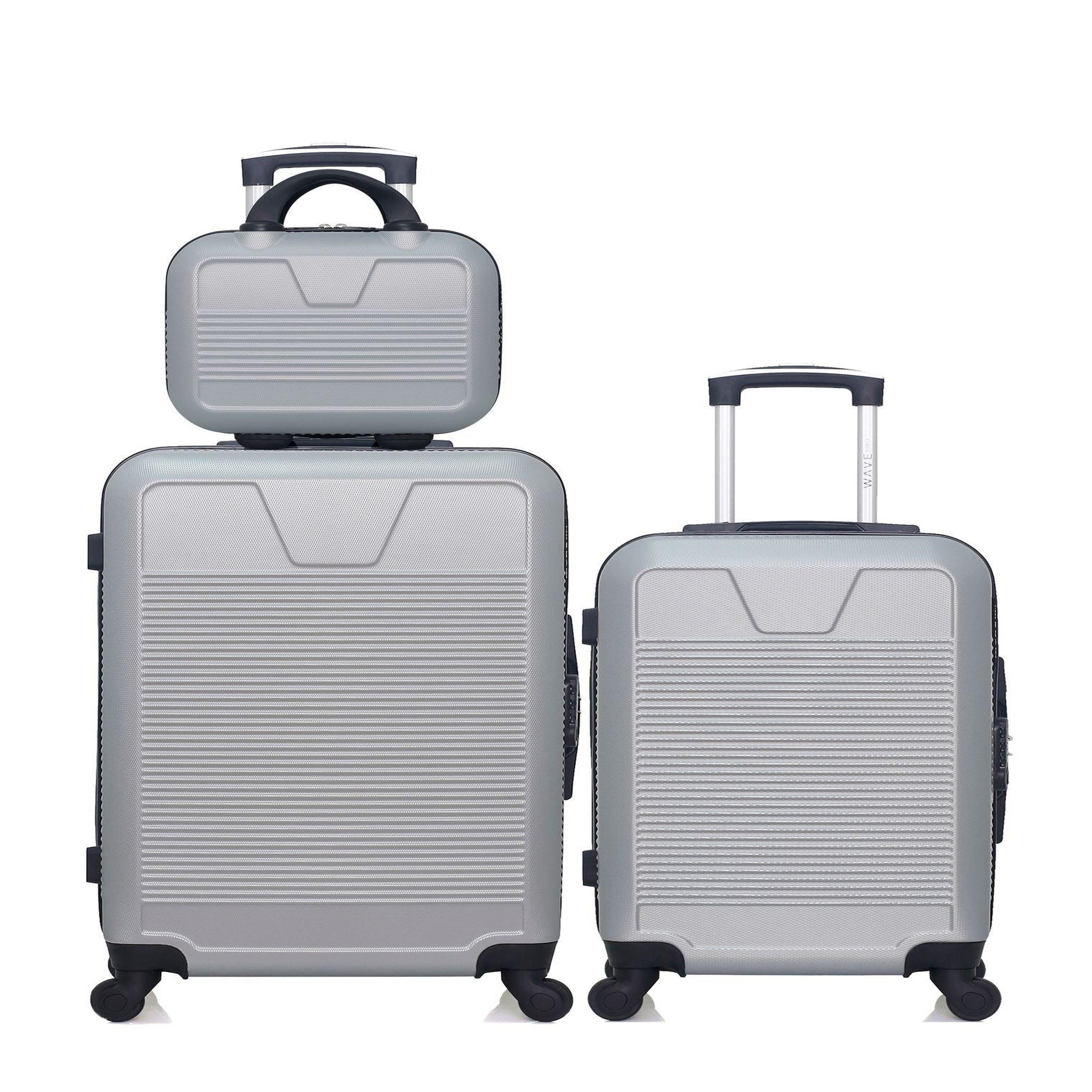 WAVE PARIS Wave paris - lot de 3 - valise weekend, valise cabine et vanity selenga