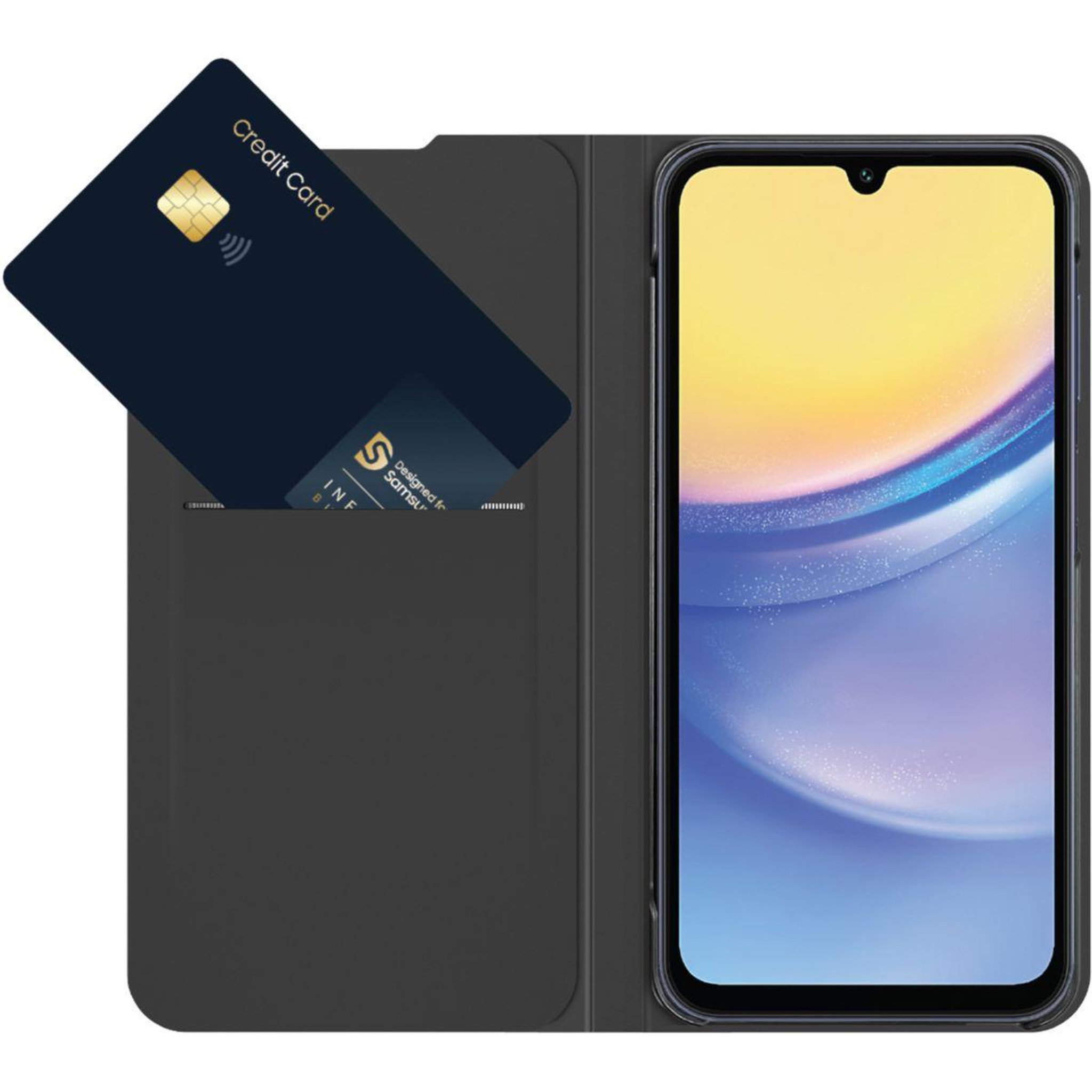 Voir la diapositive 3 : Samsung Etui Galaxy A16 4G/5G Flip wallet Noir