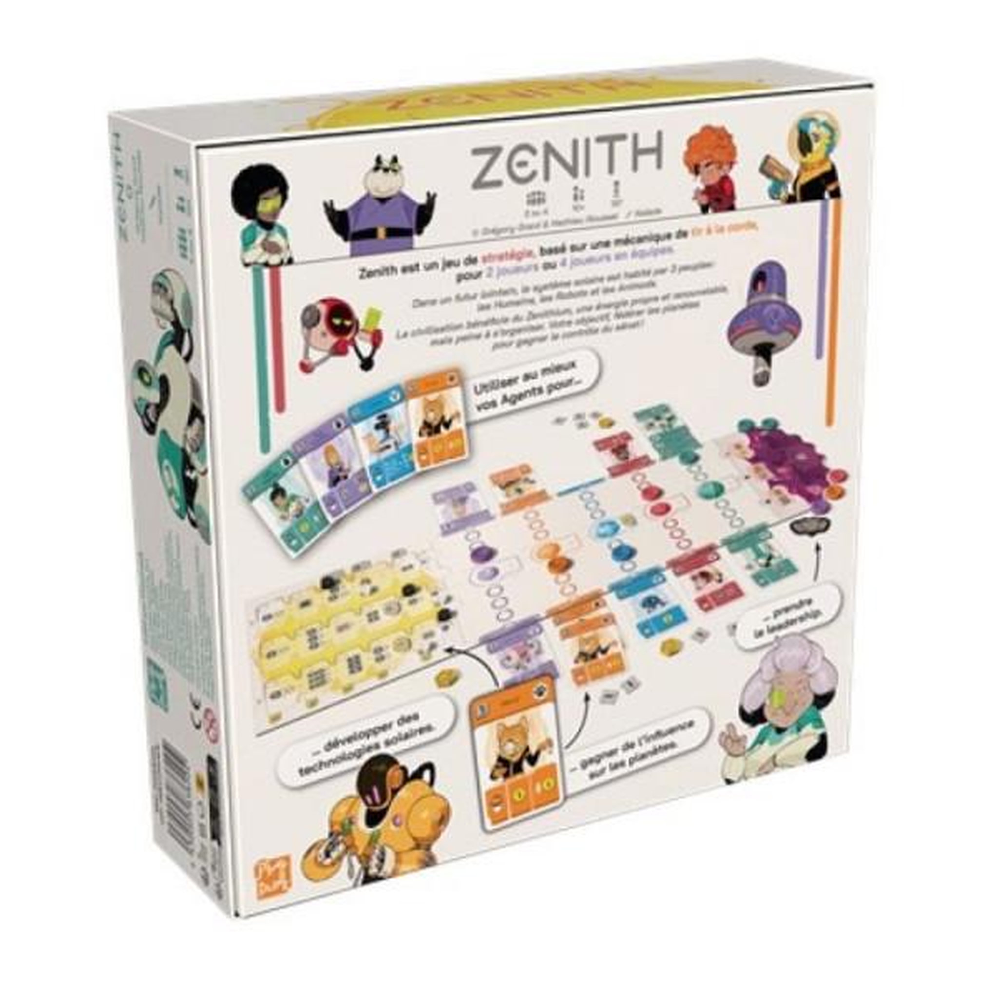 Voir la diapositive 3 : Asmodee Playpunk jeu de société stratégie - zénith - conquete planétaire - 2 a 4 joueurs - des 10 ans - version française - tir a