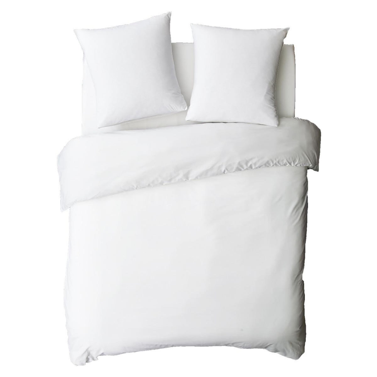 FUTURE HOME Housse de couette en coton 57 fils unie