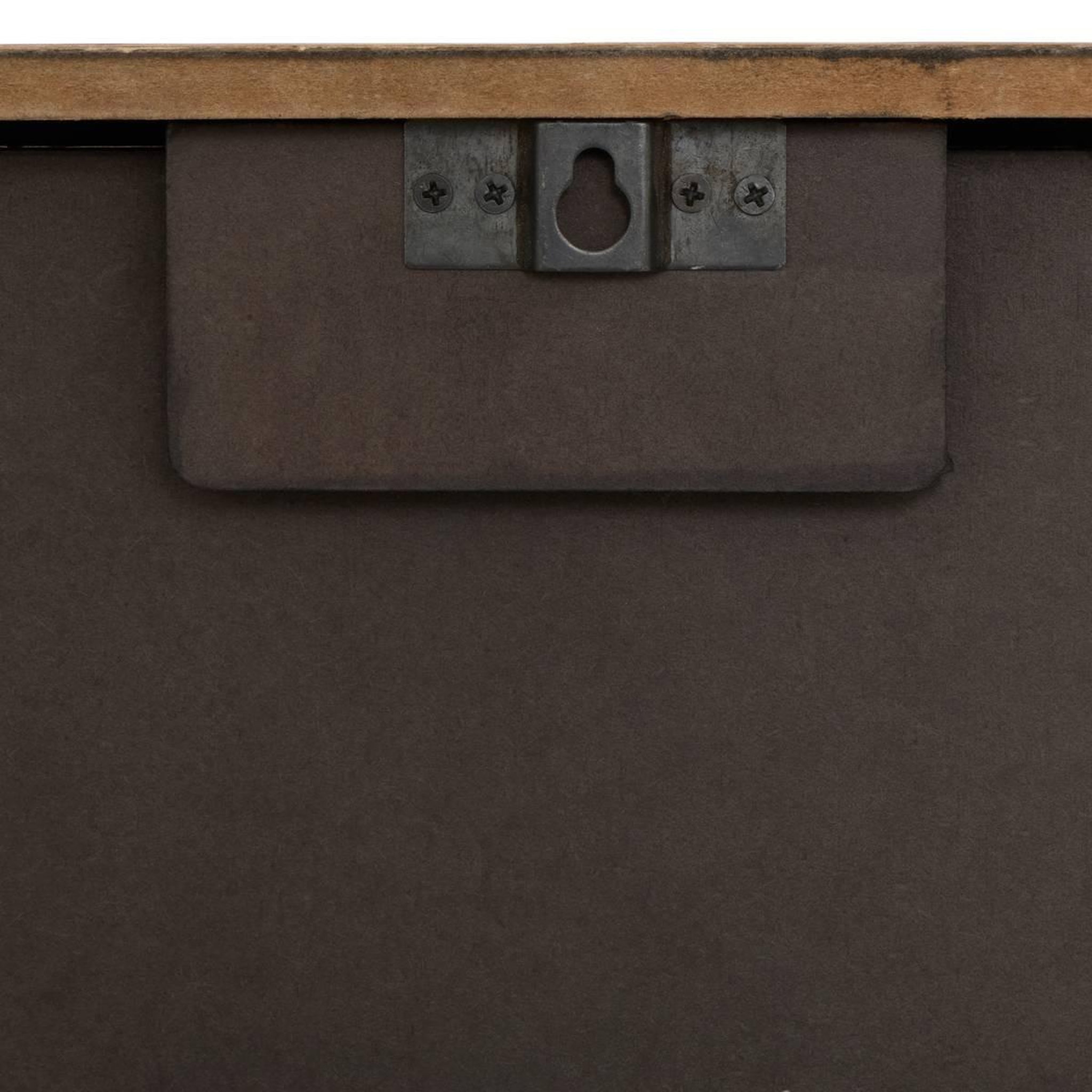 Voir la diapositive 3 : ATMOSPHERA Horloge Murale Engrenages  Archie  60cm Marron