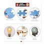 Voir la diapositive 5 : EDUCA Puzzle 3D - EDUCA - Cube Voyage - 216 Pieces - 6 Puzzles de 36 Pieces - Défi Ludique 8 Ans + (20124)