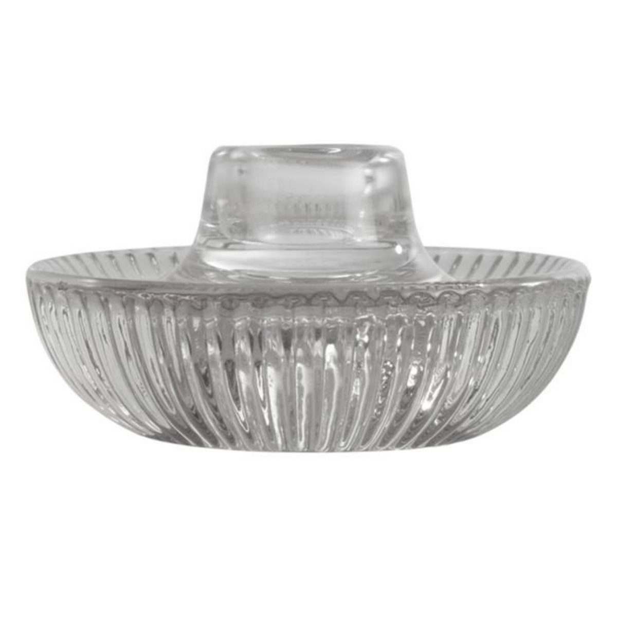 Paris Prix Photophore Cannelé Réversible  Arty  5cm Transparent