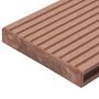 Voir la diapositive 5 : VIDAXL Embouts de terrasse 10 pcs Marron Plastique