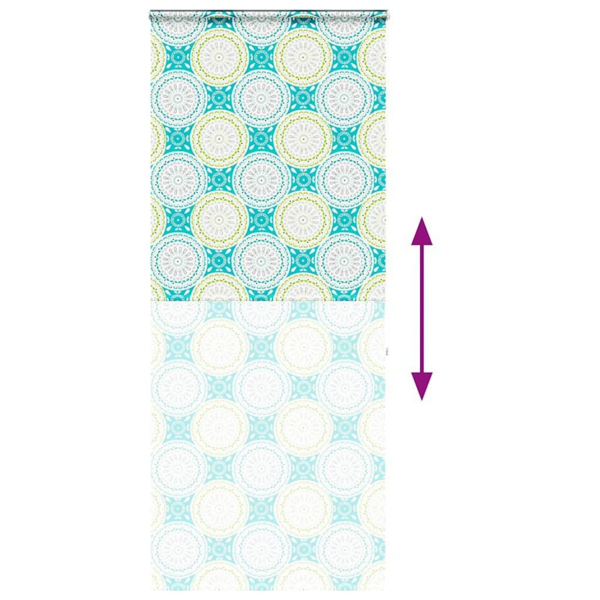 VIDAXL Store enrouleur de douche avec cassette largeur du tissu 96 cm