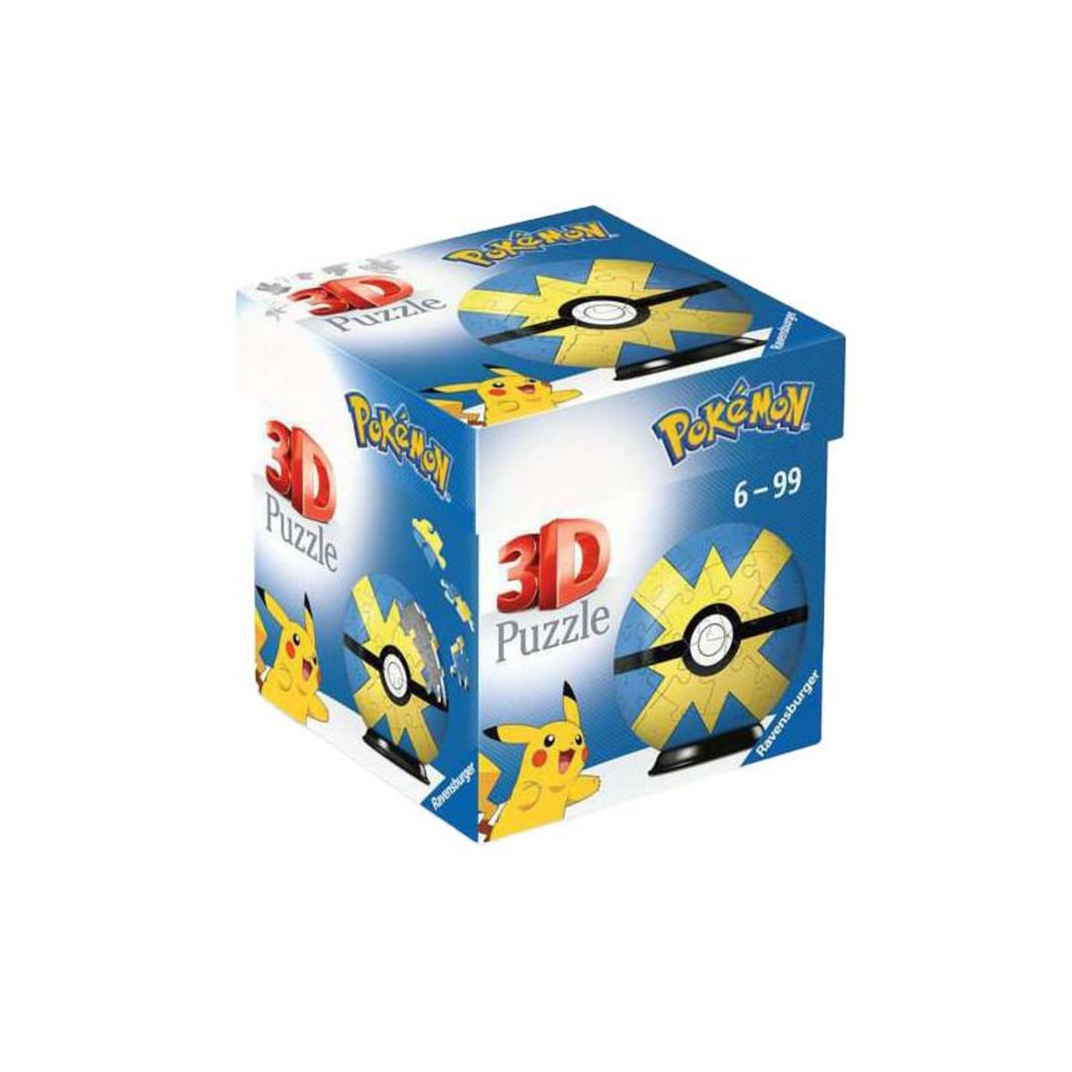 RAVENSBURGER Ravensburger - 3D Puzzle Pokémon Quick Ball, 54 pcs. 115808