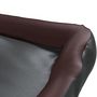 Voir la diapositive 6 : VIDAXL Lit pour chien Noir et marron 105x80x25 cm Similicuir