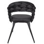Voir la diapositive 5 : The Home Deco Factory Lot de 2 chaises assise tressée LUND