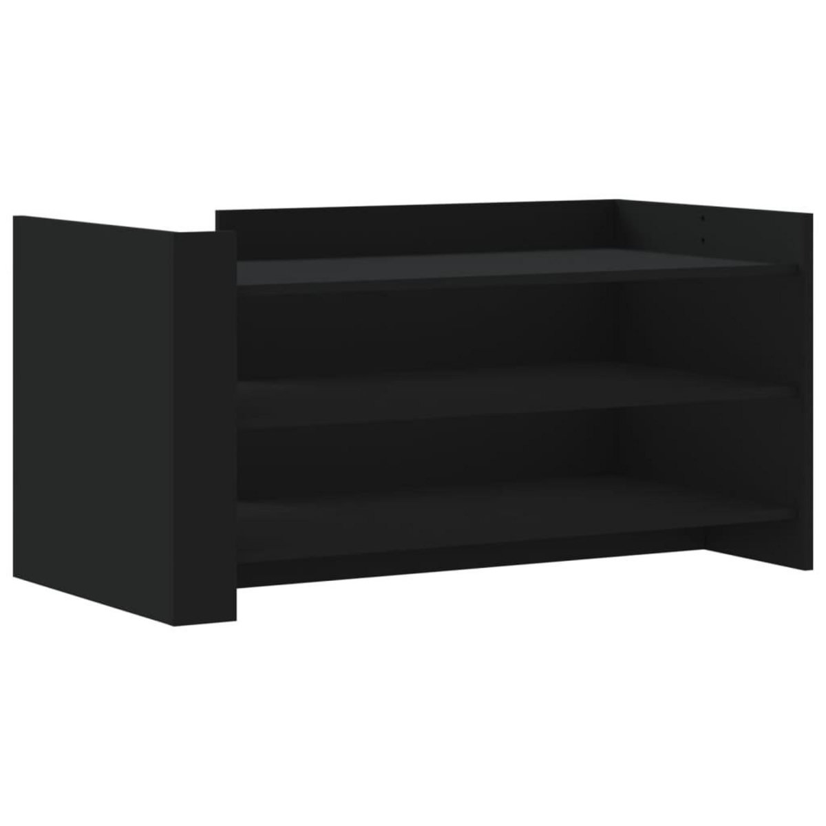 VIDAXL Table basse noir 100x50x50 cm bois d'ingenierie