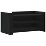 Voir la diapositive 2 : VIDAXL Table basse noir 100x50x50 cm bois d'ingenierie