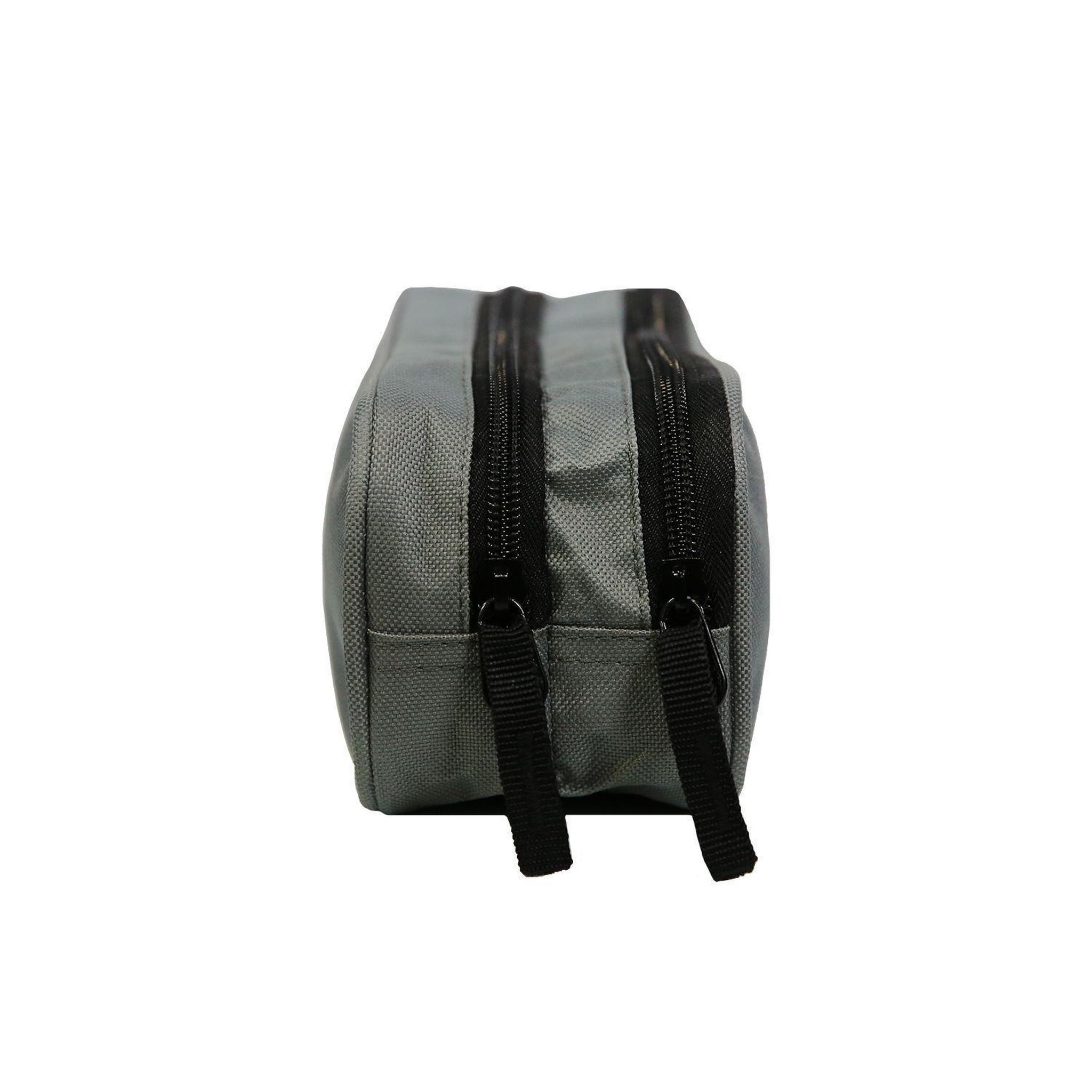 Voir la diapositive 3 : Bagtrotter BAGTROTTER Trousse scolaire 2 compartiments Offshore Grise