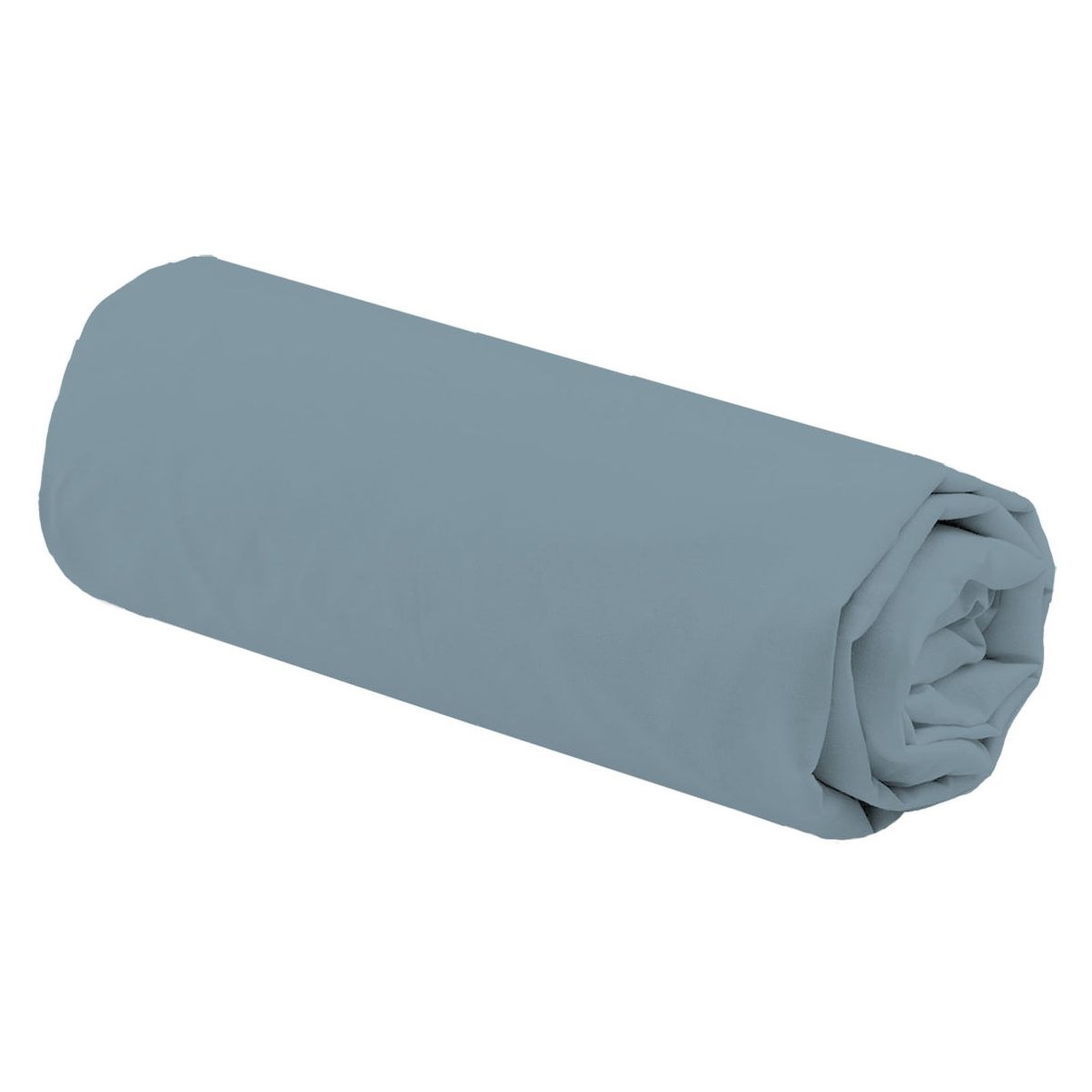 Drap housse uni en satin de coton ZELIE