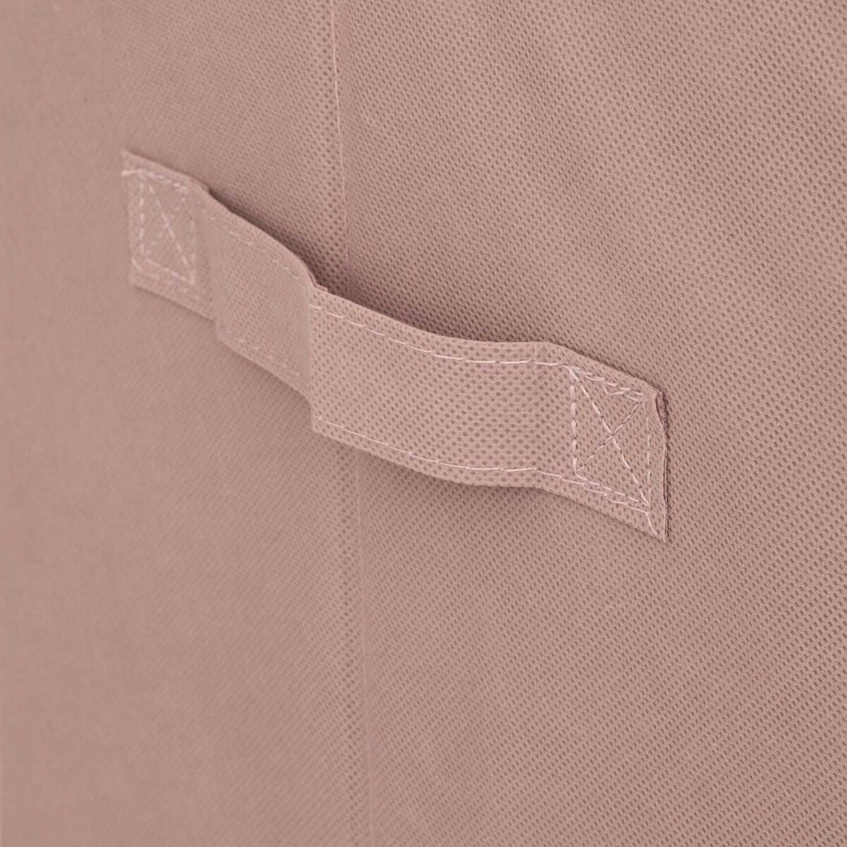 Atmosphera Kids Lot de 2 boites de rangement Biche en velours - 29x29x29cm - Rose