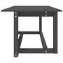 Voir la diapositive 4 : VIDAXL Table basse Gris 110x55x45 cm Bois massif de pin