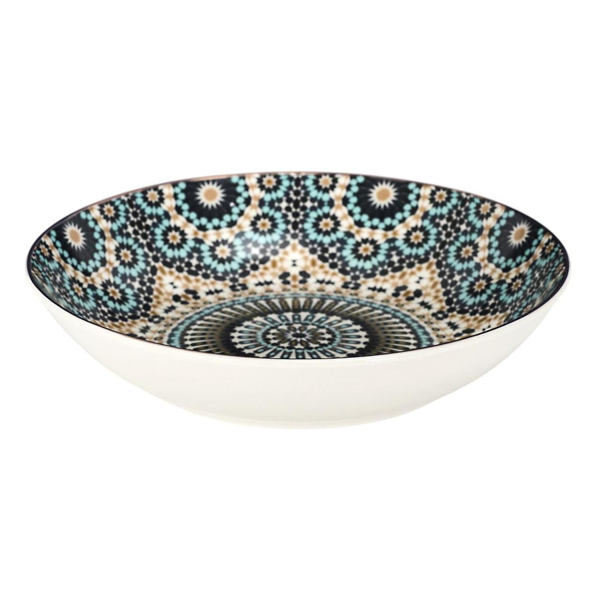 Paris Prix Lot de 6 Assiettes Creuses  Noura  20cm Multicolore