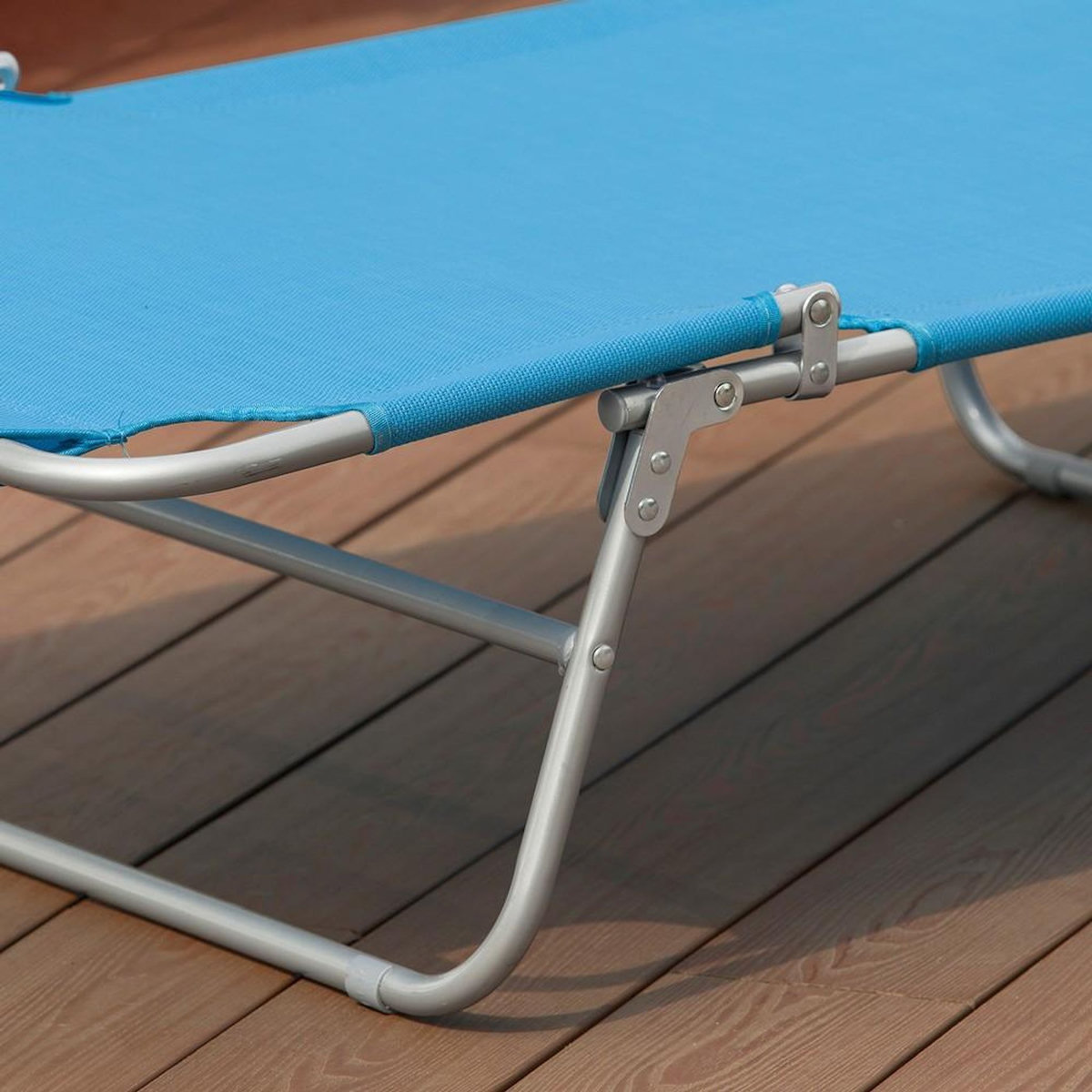 SOBUY SoBuy - Chaise Longue Réglable Pare-Soleil - Fonctionnel - OGS48