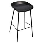 The Home Deco Factory Tabouret de bar design Hella - H. 84 cm. Coloris disponibles : Marron