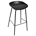 The Home Deco Factory Tabouret de bar design Hella - H. 84 cm. Coloris disponibles : Marron