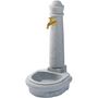 Voir la diapositive 2 : GARANTIA Fontaine Venezia Gris Clair Robinet Nostalgie, Grande Vasque