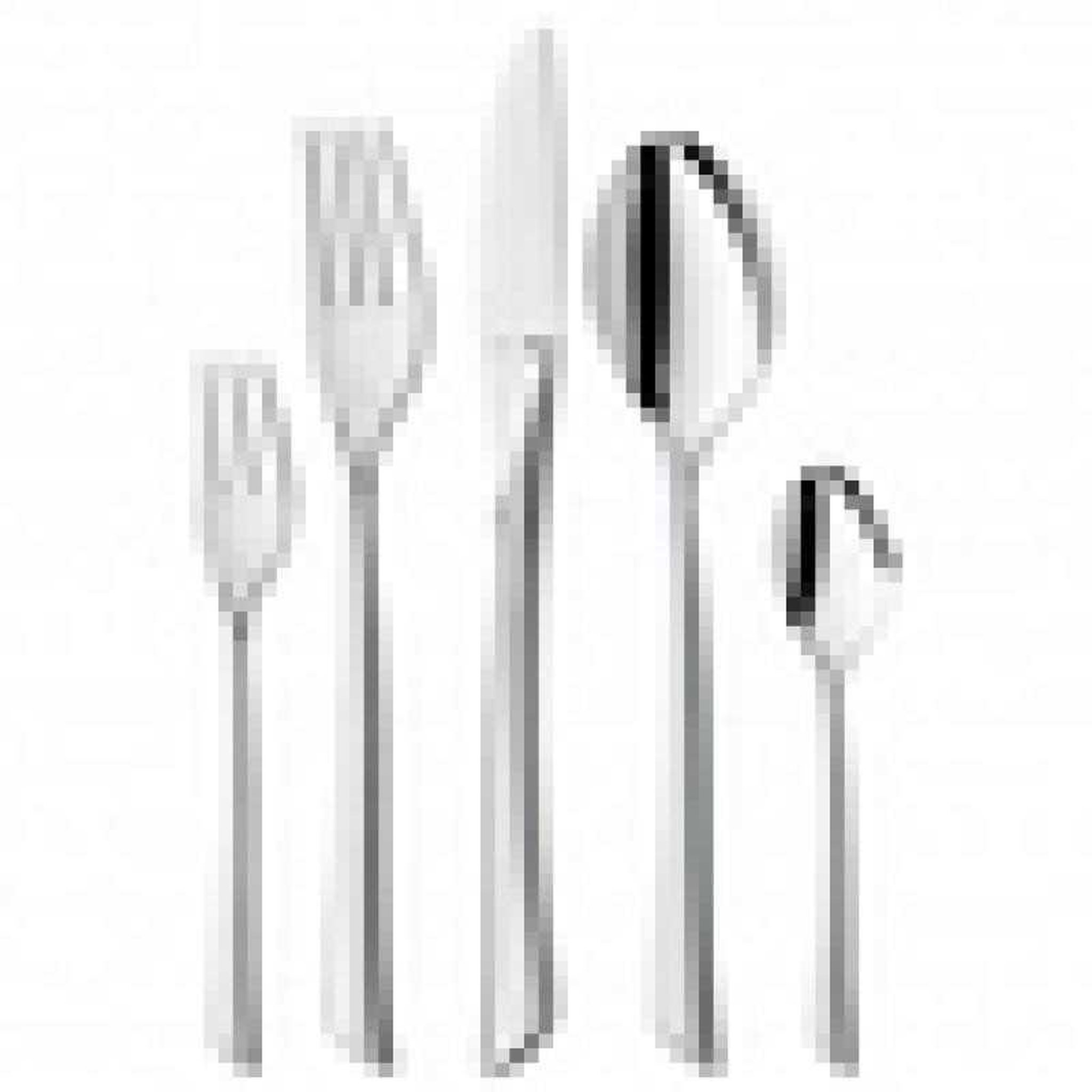 WMF Coffret de 30 pièces en acier inoxydable virginia cromargan : 6 cuillères, 6 fourchettes, 6 couteaux, 6 petites cuillères et 6 fourchettes à dessert