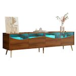 MERAX Meuble tv. Coloris disponibles : Marron, Blanc