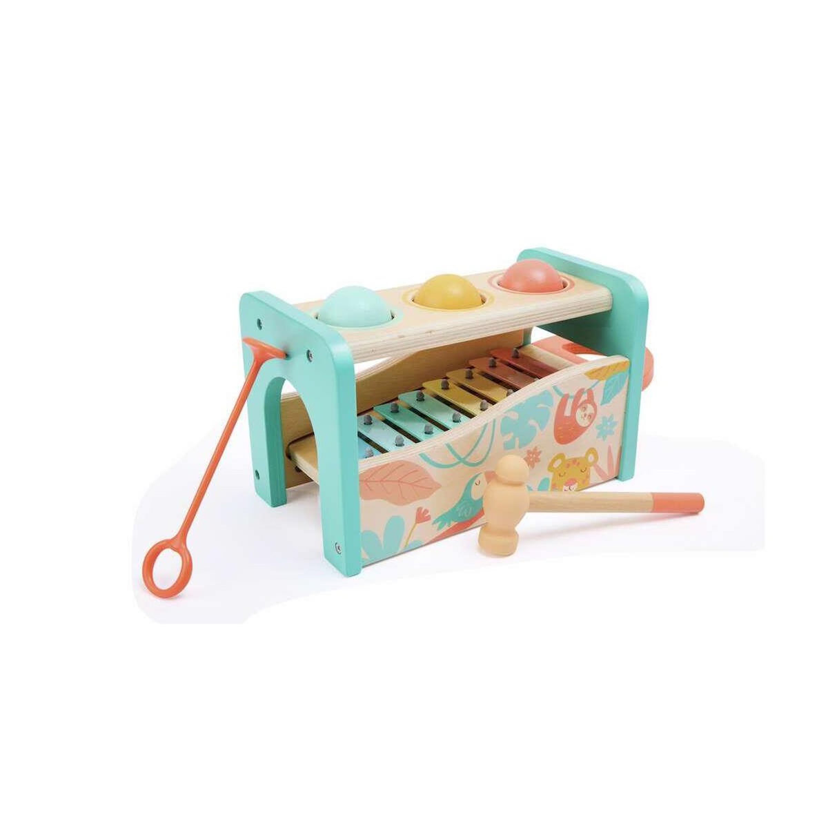 Hape Banc a marteler en bois - Jungle