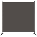 VIDAXL Cloison de separation anthracite 175x180 cm tissu