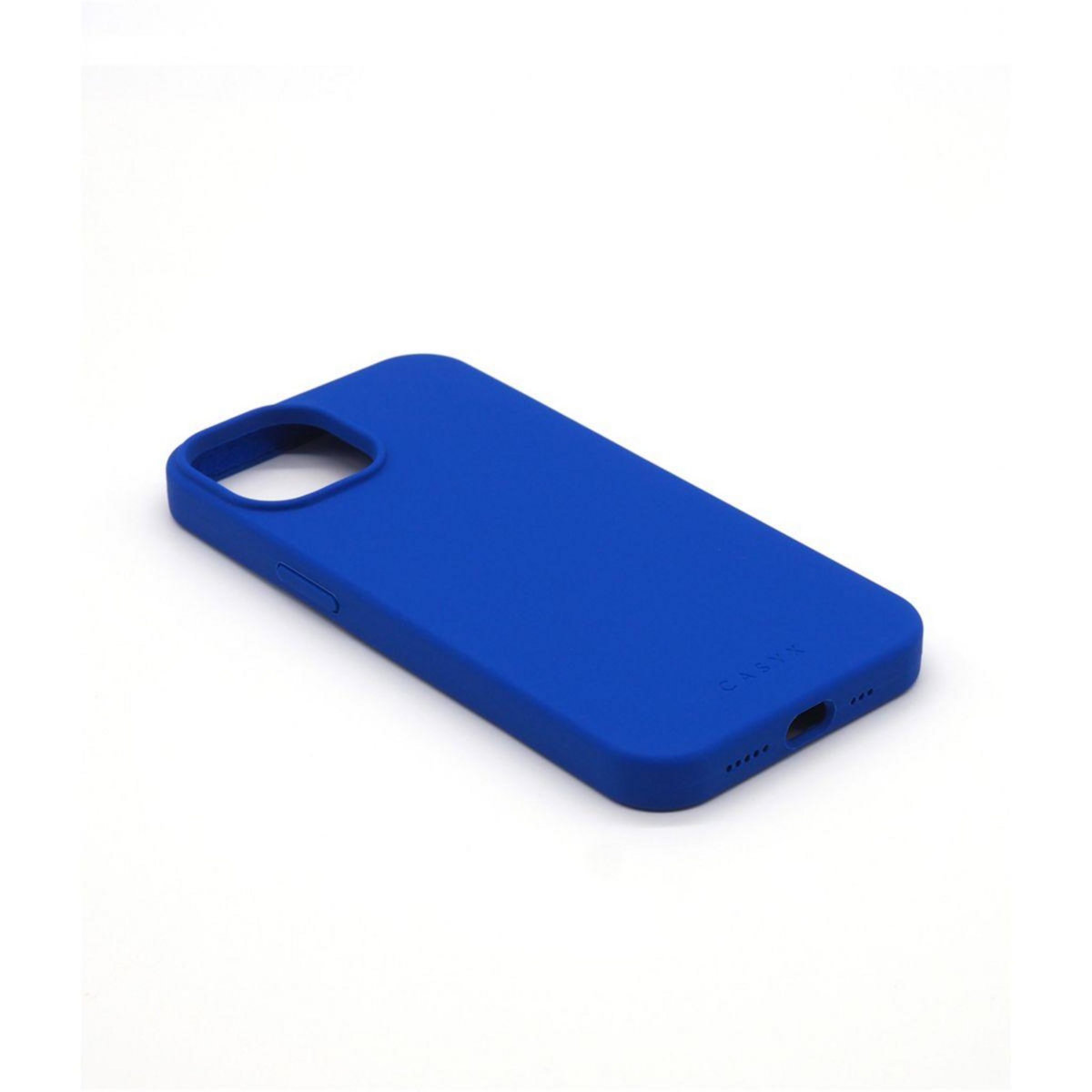 CASYX Coque iPhone 15 Pro Magsafe Bleu Majorelle