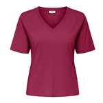 JACQUELINE DE YONG T shirt  Fushia Femme JDY Rex 15352294. Coloris disponibles : Rose