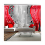 Paris Prix Papier Peint  Behind the Curtain of Red. Coloris disponibles : Multicolore