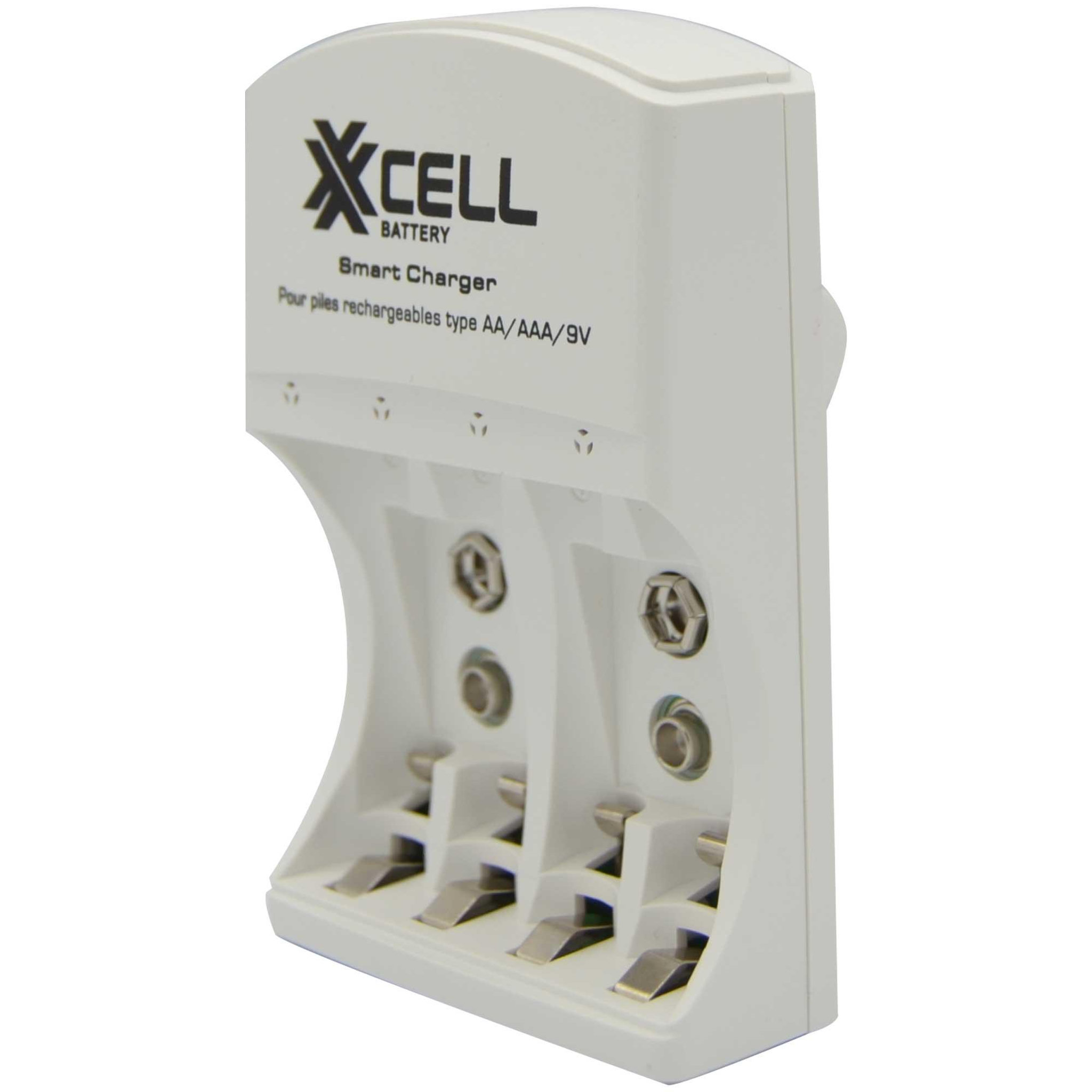 Voir la diapositive 3 : Varta Chargeur rapide et pliable xcell pour piles rechargeables