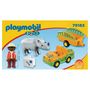 Voir la diapositive 5 : PLAYMOBIL 70182 - 1.2.3 - Vétérinaire avec véhicule et rhinocéros