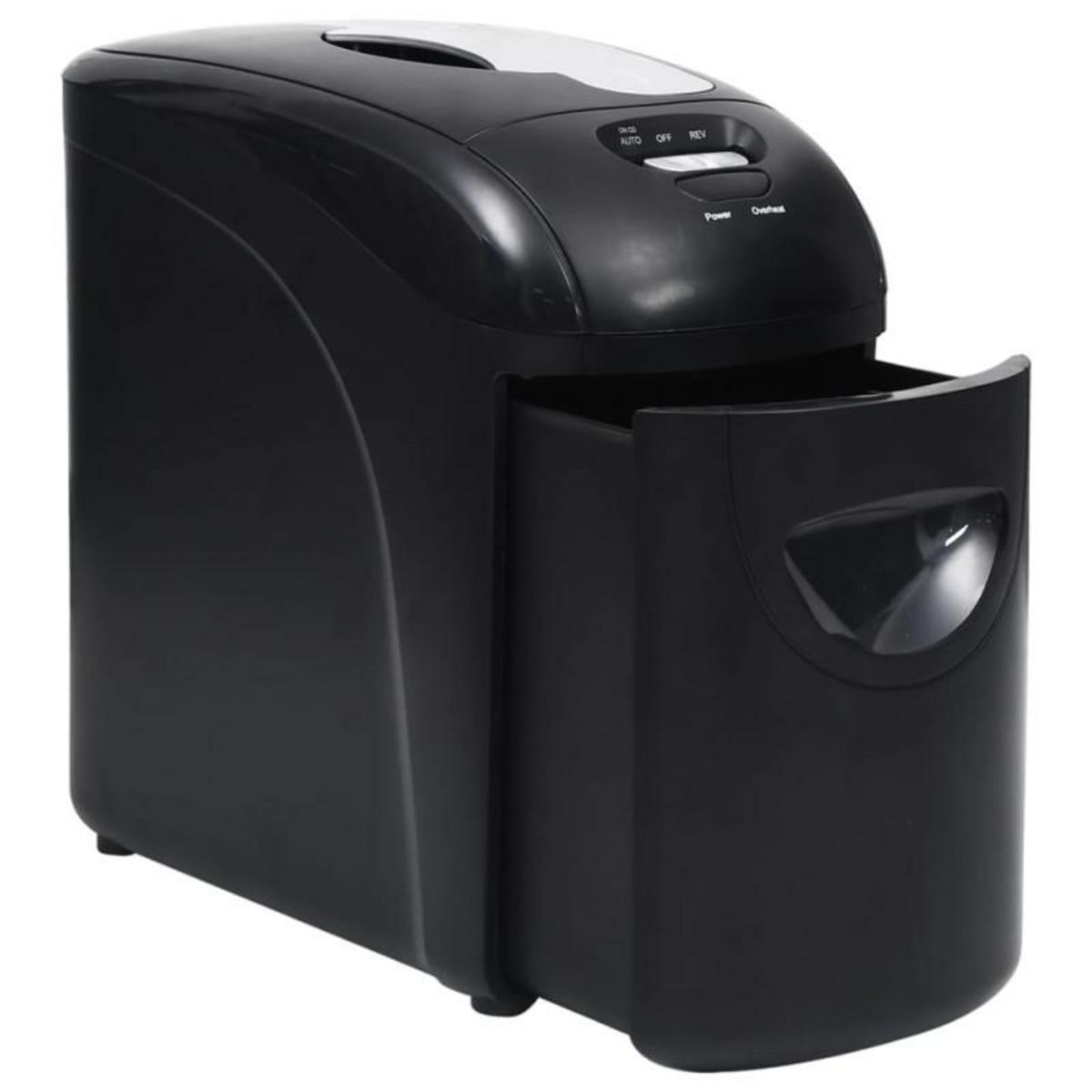 VIDAXL Déchiqueteuse de papier 10 feuilles à micro coupe Noir