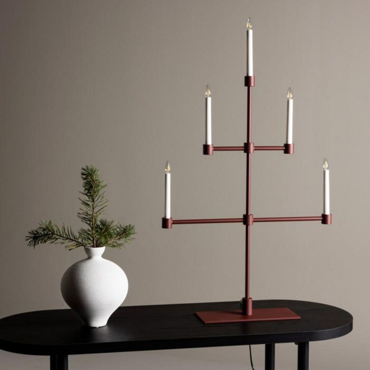 Paris Prix Chandelier à LED  Avoriaz  92cm Rouge