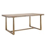 Paris Prix Table à Manger Effet Bois  Ankara  180cm Naturel