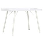 VIDAXL Bureau Blanc 90x50x79 cm