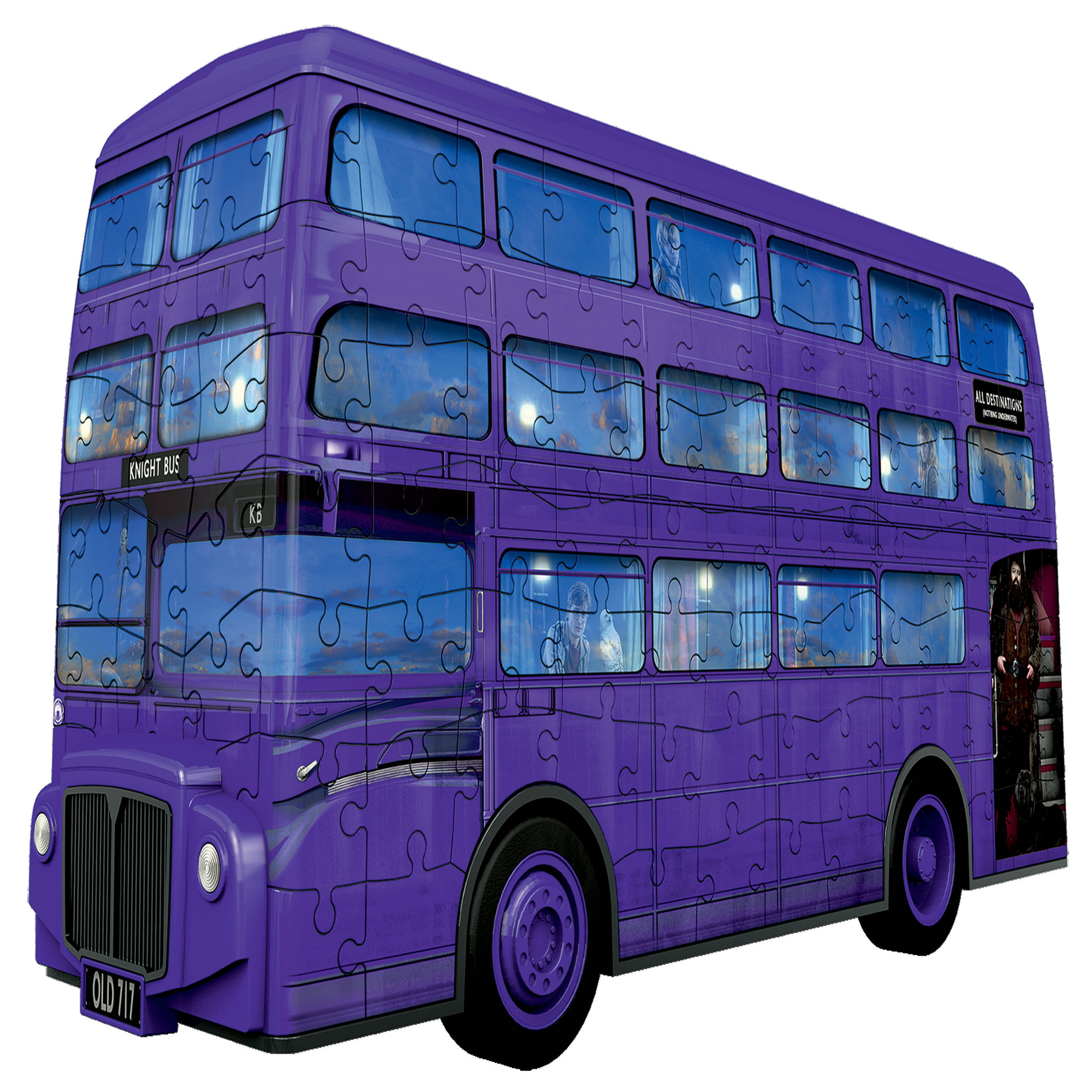 Voir la diapositive 2 : RAVENSBURGER Puzzle 3D 216 pièces Magicobus Harry Potter