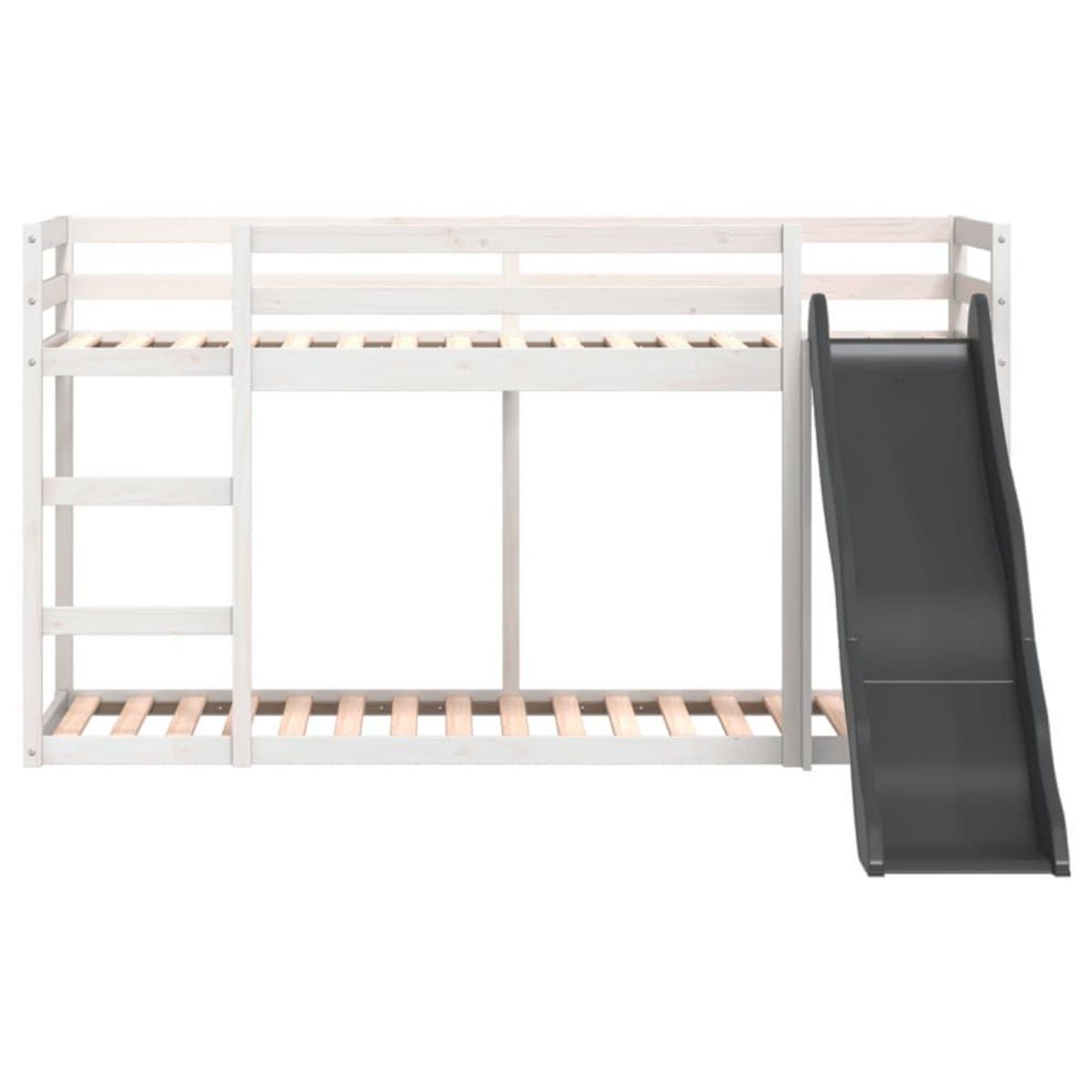 VIDAXL Lit superpose avec toboggan et echelle sans matelas 90x190 cm
