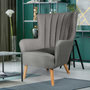 Voir la diapositive 4 : Paris Prix Fauteuil Scandinave  Jay  94cm Gris