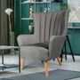 Voir la diapositive 4 : Paris Prix Fauteuil Scandinave  Jay  94cm Gris
