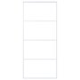 Voir la diapositive 2 : VIDAXL Porte coulissante Verre ESG et aluminium 90x205 cm Blanc