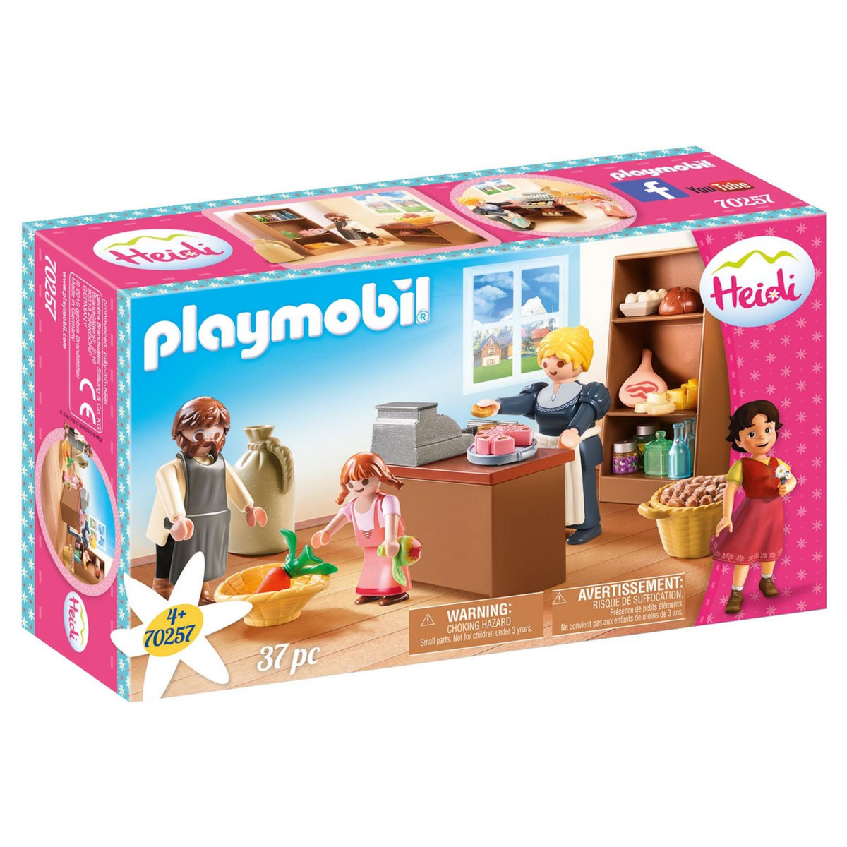 PLAYMOBIL 70257 - Heidi - Epicerie de la famille Keller