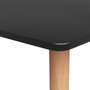Voir la diapositive 4 : VIDAXL Table de bar Noir 120x60x105 cm
