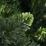 VIDAXL Arbre de Noël artificiel pre-eclaire et boules vert 210 cm