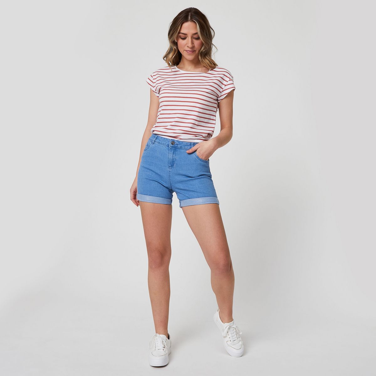 IN EXTENSO Short en jean femme