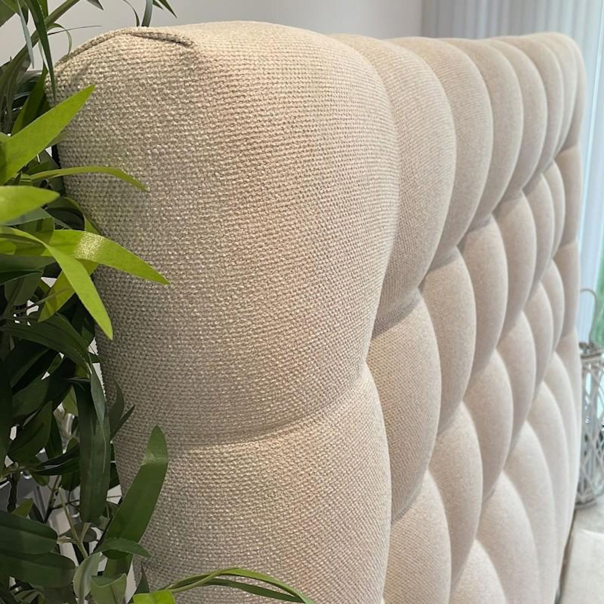 LUXURY LITERIE Ensemble literie ressorts, Relaxation Ferme, Beige