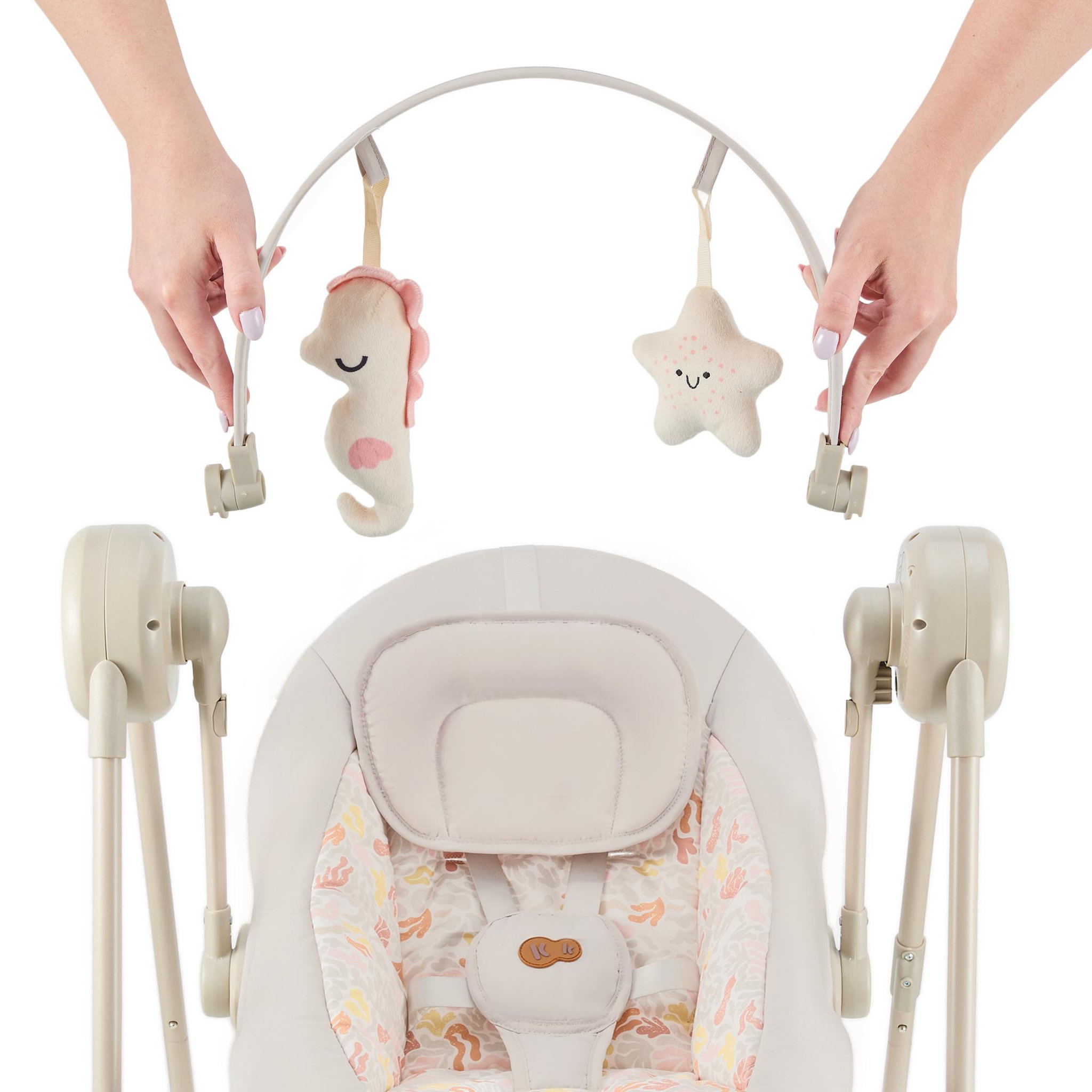 Voir la diapositive 3 : KINDERKRAFT Balancelle transat électrique pour bébé