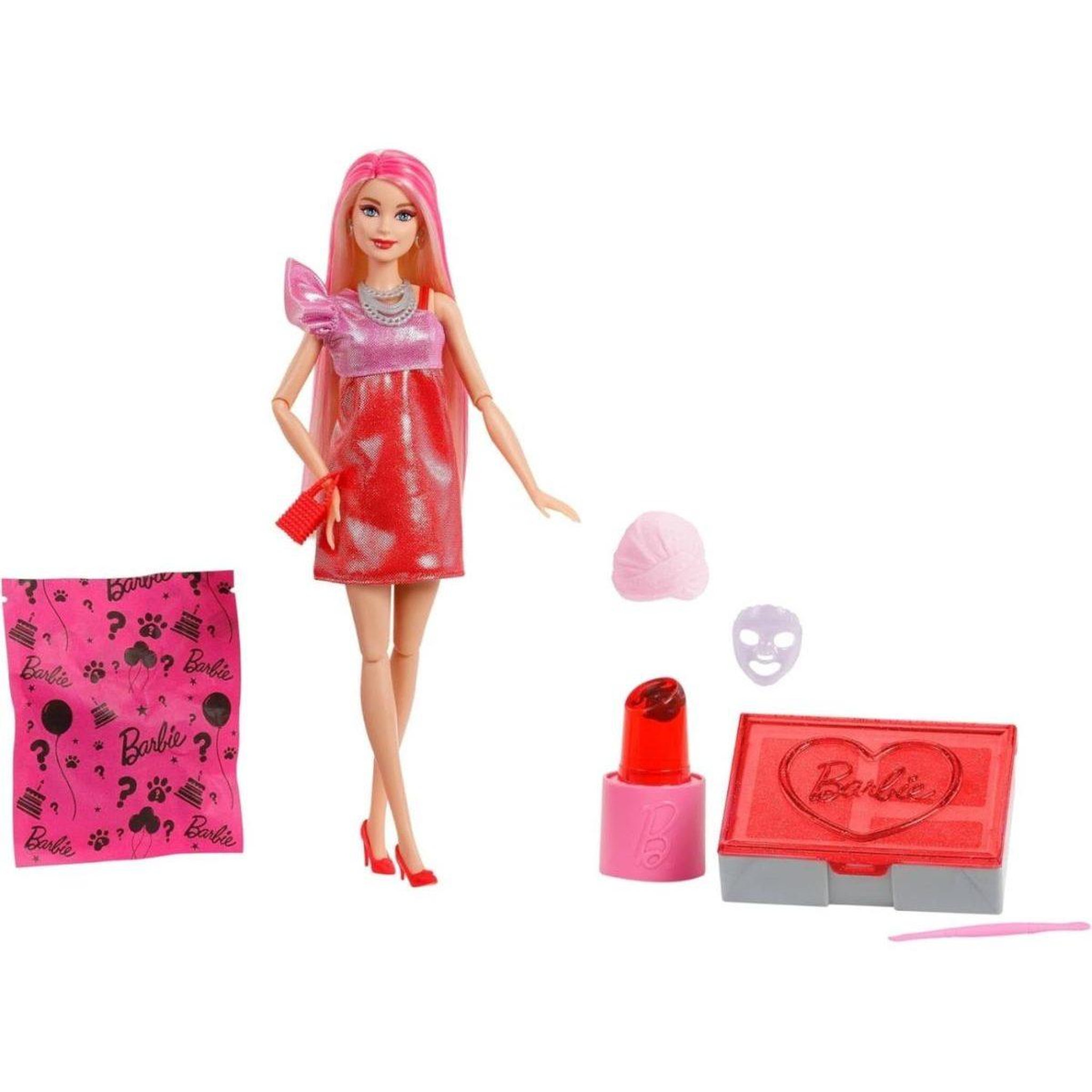 MATTEL Poupée barbie  jfy68 reveal - glam party