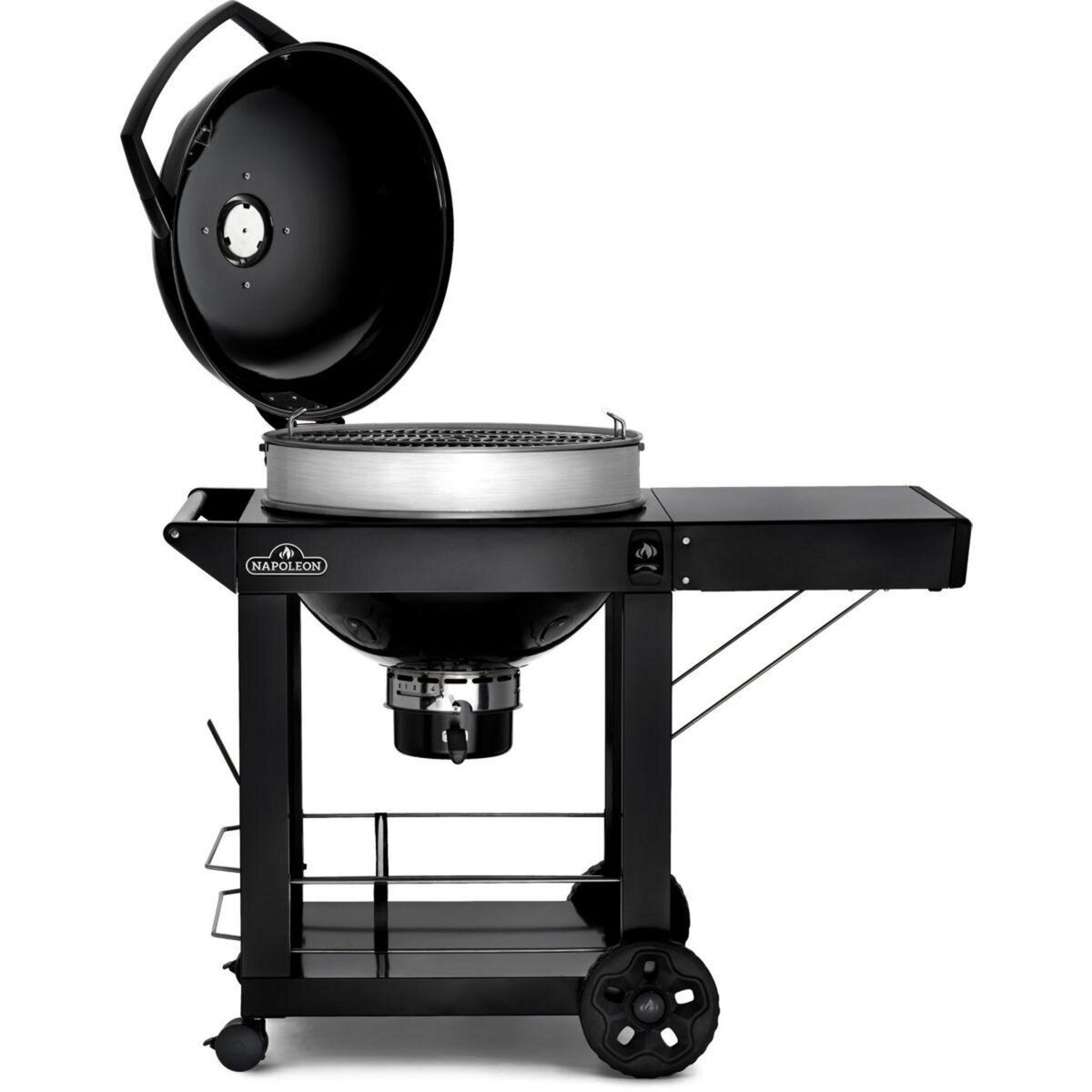 NAPOLEON Barbecue charbon Kettle PRO noir sur chariot 57cm