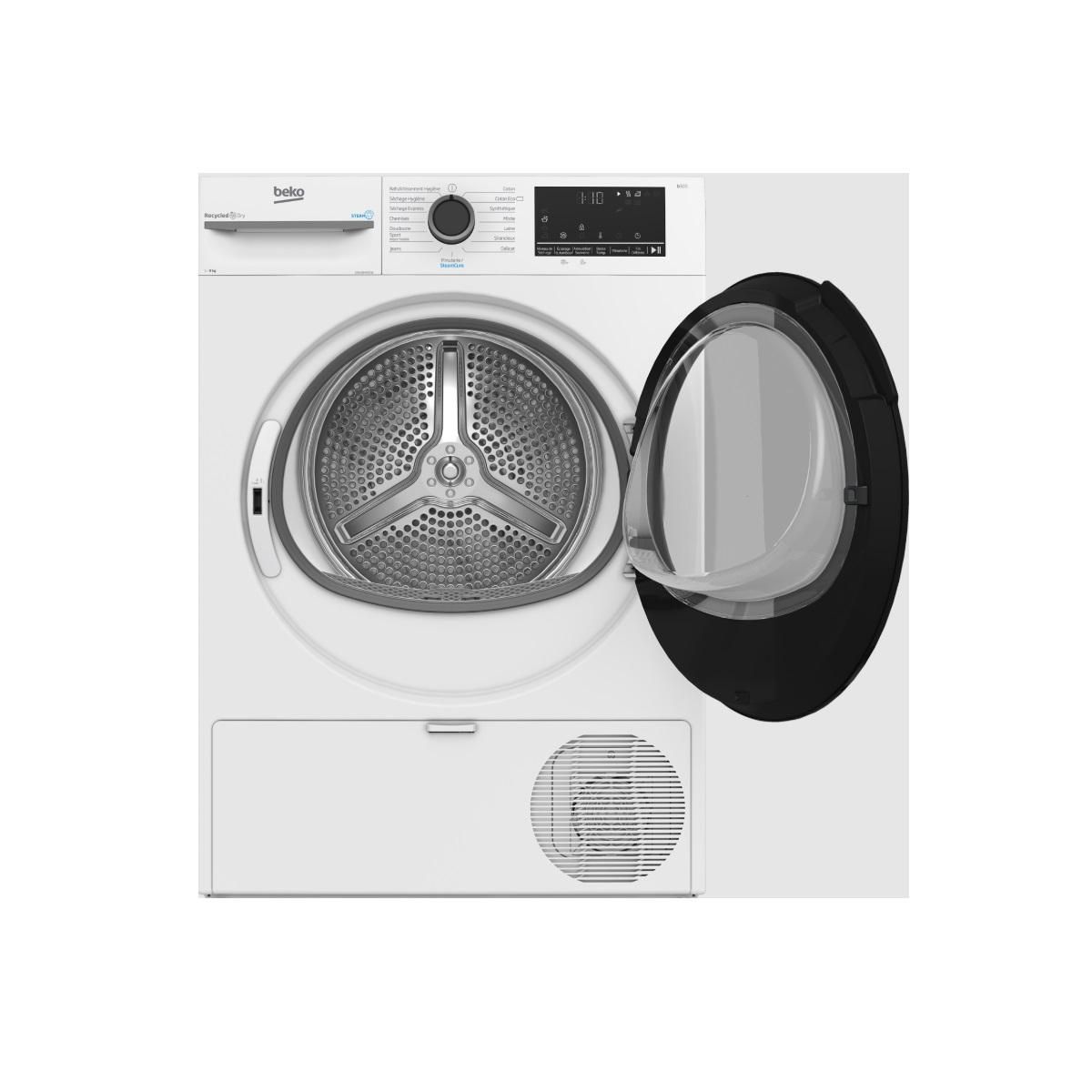 Beko Sèche-linge pompe à chaleur 60cm 8kg blanc - D5H284930W